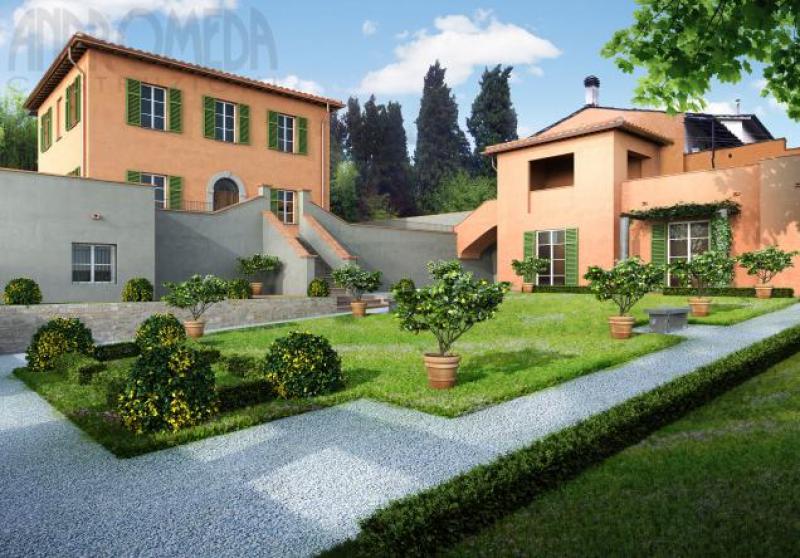 vd277 lucca campagna vendita villa liberty con parco esclusivo