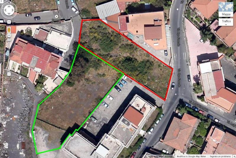 vendo terreno edificabile a gravina di catania 2500 mq