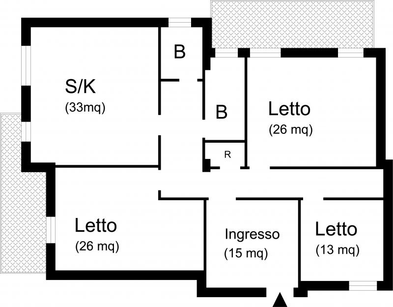 g.sorel prenestina/collatina/serenissima - 170 mq 480.000 euro